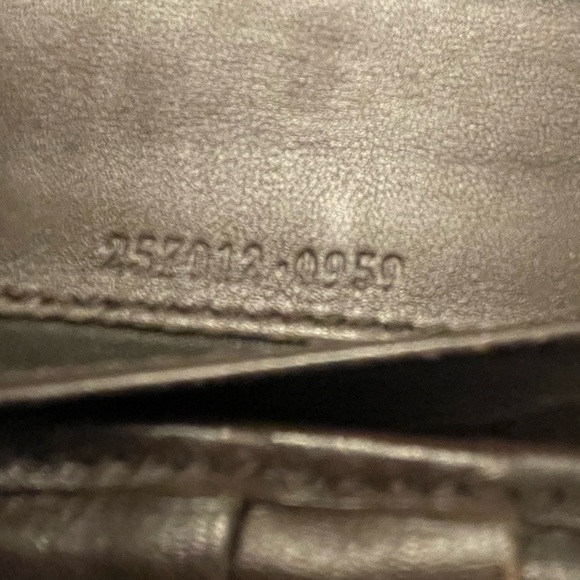 Gucci Canvas and Brown Leather Long Wallet - Picture 13 of 13